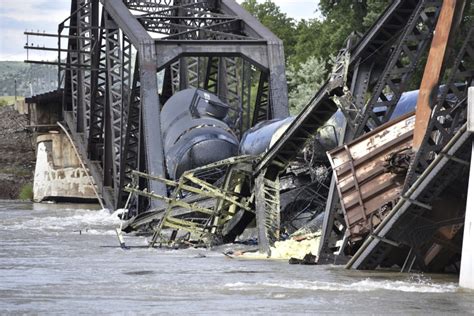 collapse of railway bridge